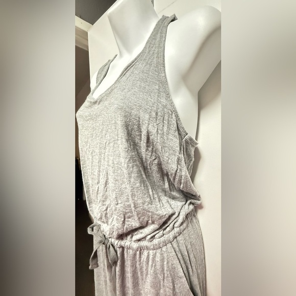 Aerie Light Gray Sleeveless Jumpsuit - Picture 4 of 10